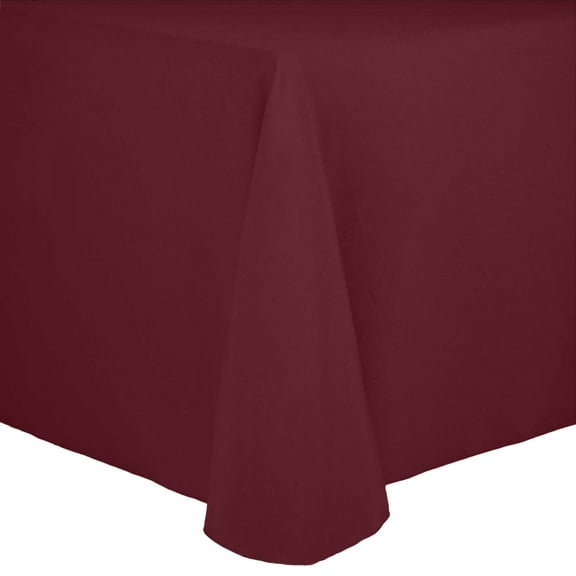 Ultimate Textile Cotton-feel 90 x 132-Inch Rectangular Tablecloth Brick Rust Red