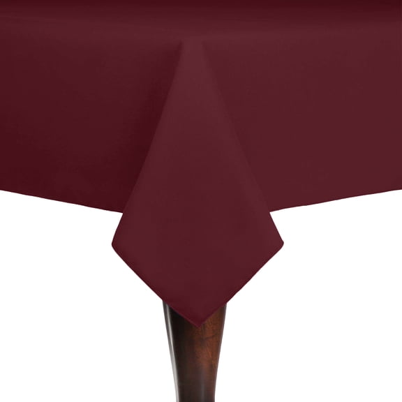Ultimate Textile Cotton-feel 90 x 90-Inch Square Tablecloth Brick Rust Red