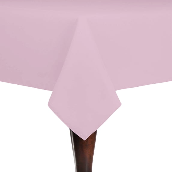 Ultimate Textile Cotton-feel 90 x 90-Inch Square Tablecloth Light Pink