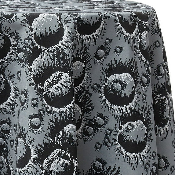 Ultimate Textile Craters 72-Inch Round Tablecloth