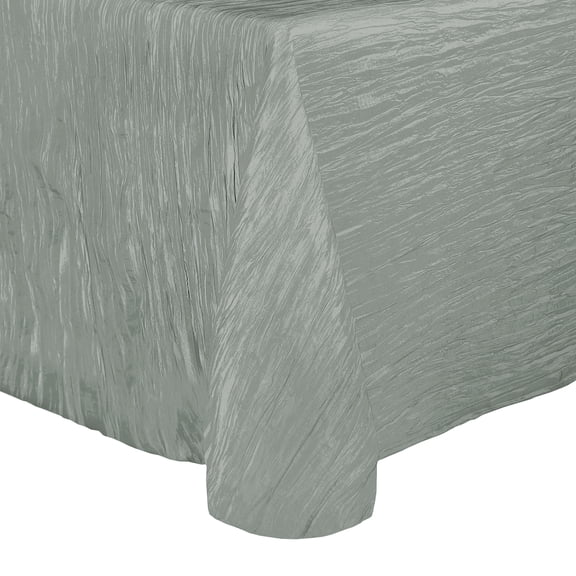 Ultimate Textile Crinkle Taffeta - Delano 102-Inch Round Tablecloth
