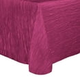 thumbnail image 1 of Ultimate Textile Crinkle Taffeta - Delano 114-Inch Round Tablecloth Fuchsia Pink, 1 of 3