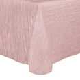 thumbnail image 1 of Ultimate Textile Crinkle Taffeta - Delano 132-inch Round Tablecloth Light Pink, 1 of 3
