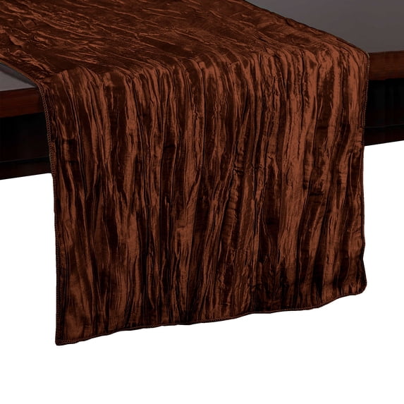 Ultimate Textile Crinkle Taffeta - Delano 14 x 54-Inch Table Runner