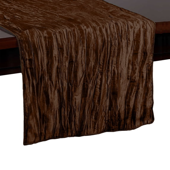 Ultimate Textile Crinkle Taffeta - Delano 14 x 72-Inch Table Runner