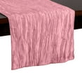 thumbnail image 1 of Ultimate Textile Crinkle Taffeta - Delano 14 x 72-Inch Table Runner, 1 of 2