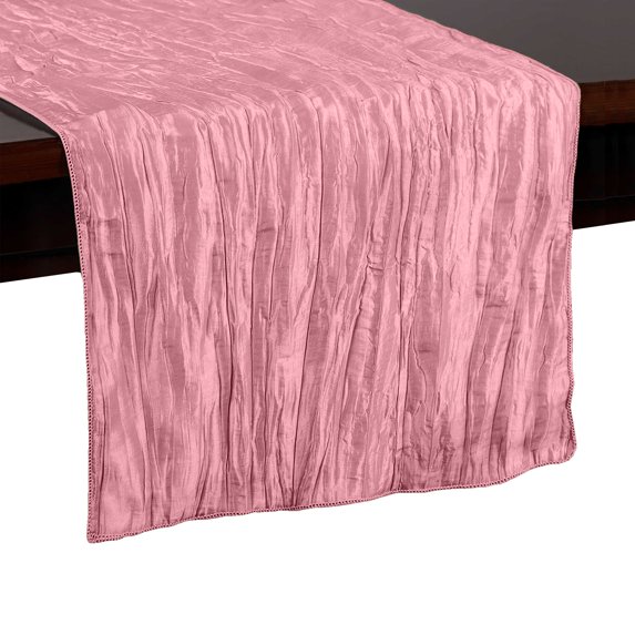 Ultimate Textile Crinkle Taffeta - Delano 14 x 72-Inch Table Runner