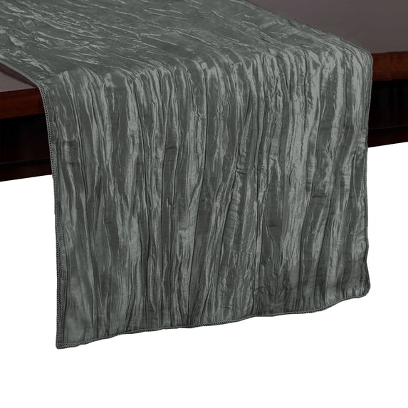 Ultimate Textile Crinkle Taffeta - Delano 14 x 72-Inch Table Runner