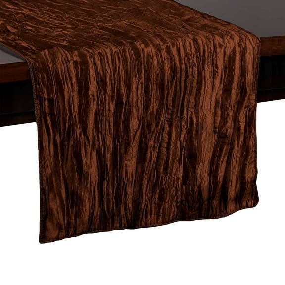 Ultimate Textile Crinkle Taffeta - Delano 14 x 90-Inch Table Runner