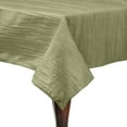 thumbnail image 1 of Ultimate Textile Crinkle Taffeta - Delano 50 x 90-Inch Rectangular Tablecloth Willow Green, 1 of 3