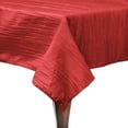 thumbnail image 1 of Ultimate Textile Crinkle Taffeta - Delano 72 x 108-Inch Rectangular Tablecloth Red, 1 of 3