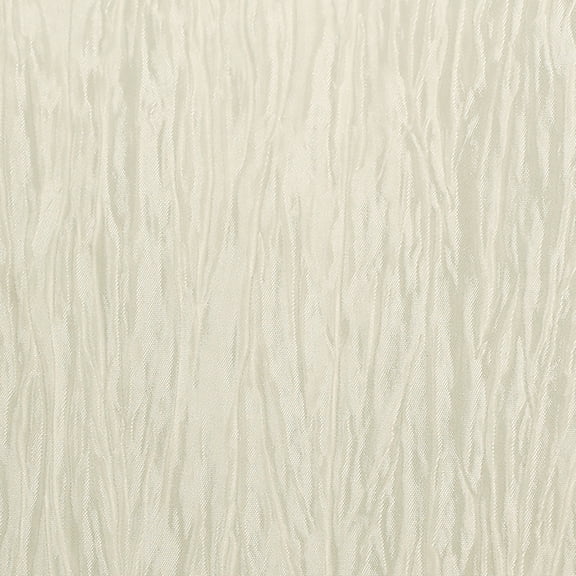 Ultimate Textile Crinkle Taffeta - Delano 72 x 72-Inch Square Tablecloth Ivory Cream