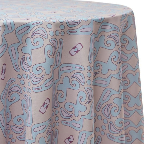 Ultimate Textile Dream States 84-Inch Round Tablecloth
