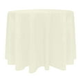 thumbnail image 1 of Ultimate Textile Embroidered Pintuck Taffeta 114-Inch Round Tablecloth Ivory Cream, 1 of 3
