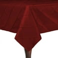 thumbnail image 1 of Ultimate Textile Embroidered Pintuck Taffeta 72 x 120-Inch Rectangle Tablecloth Garnet / Burgundy, 1 of 3