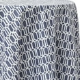 thumbnail image 1 of Ultimate Textile Faceted Grid 60-Inch Round Tablecloth, 1 of 2