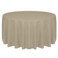 thumbnail image 1 of Ultimate Textile Faux Burlap - Havana 108-Inch Round Tablecloth - Basket Weave, Natural, 1 of 3