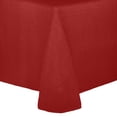 thumbnail image 1 of Ultimate Textile Faux Burlap - Havana 108 x 108-Inch Square Tablecloth - Basket Weave, Holiday Red, 1 of 3