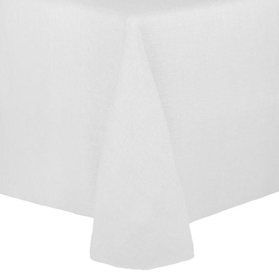 Ultimate Textile Faux Burlap - Havana 108 x 132-Inch Oval Tablecloth