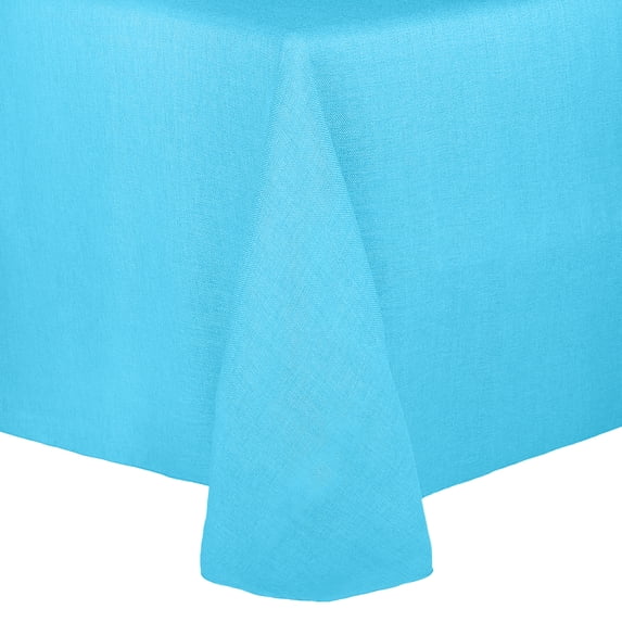 Ultimate Textile Faux Burlap - Havana 108 x 132-Inch Oval Tablecloth