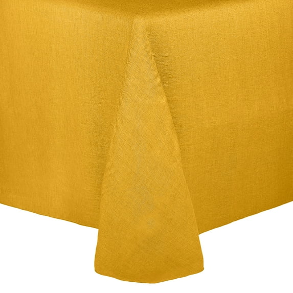 Ultimate Textile Faux Burlap - Havana 108 x 132-Inch Rectangular Tablecloth