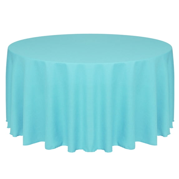 Ultimate Textile Faux Burlap - Havana 114-Inch Round Tablecloth