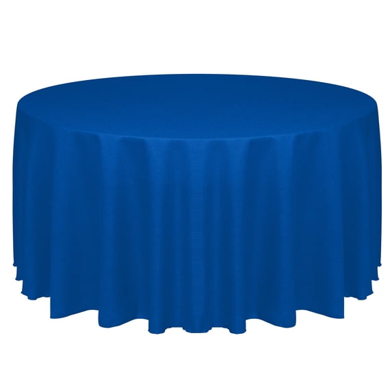 Ultimate Textile Faux Burlap - Havana 114-Inch Round Tablecloth