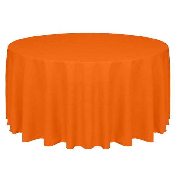 Ultimate Textile Faux Burlap - Havana 132-Inch Round Tablecloth
