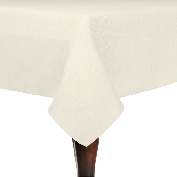 Ultimate Textile Faux Burlap - Havana 48 x 72-Inch Rectangular Tablecloth
