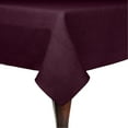 thumbnail image 1 of Ultimate Textile Faux Burlap - Havana 52 x 70-Inch Rectangular Tablecloth - Basket Weave, Burgundy Red, 1 of 3
