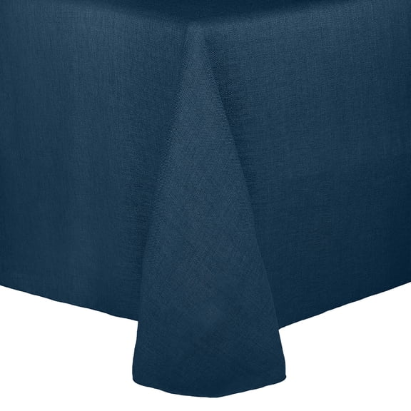 Ultimate Textile Faux Burlap - Havana 54 x 120-Inch Oval Tablecloth