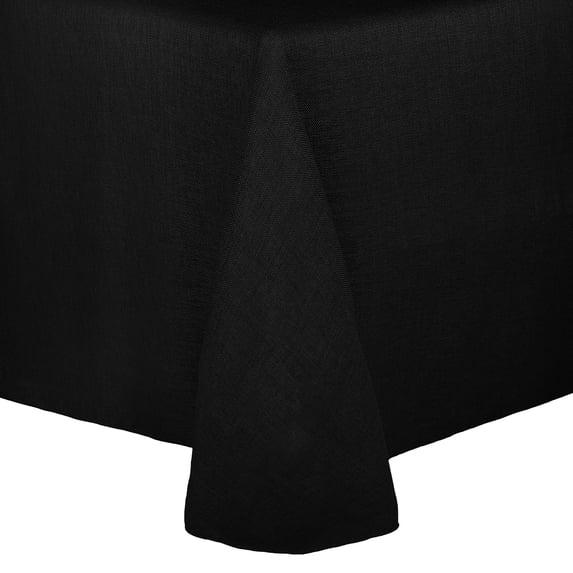 Ultimate Textile Faux Burlap - Havana 54 x 120-Inch Oval Tablecloth