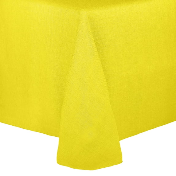 Ultimate Textile Faux Burlap - Havana 54 x 96-Inch Oval Tablecloth