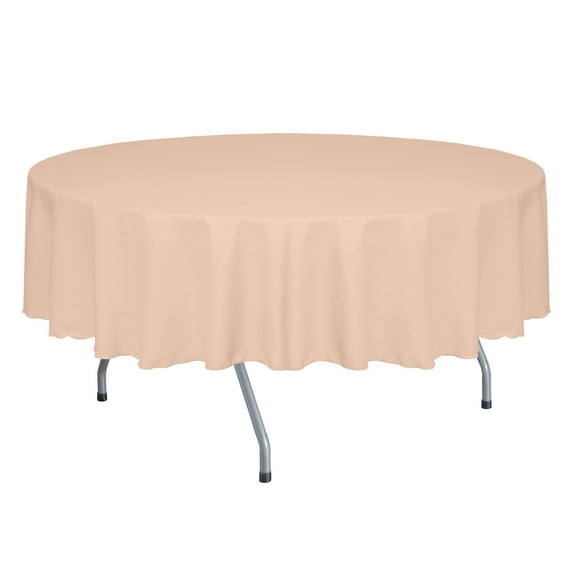 Ultimate Textile Faux Burlap - Havana 58-Inch Round Tablecloth