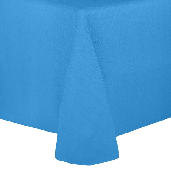 Ultimate Textile Faux Burlap - Havana 58 x 144-Inch Oval Tablecloth