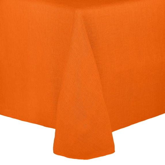 Ultimate Textile Faux Burlap - Havana 58 x 144-Inch Oval Tablecloth