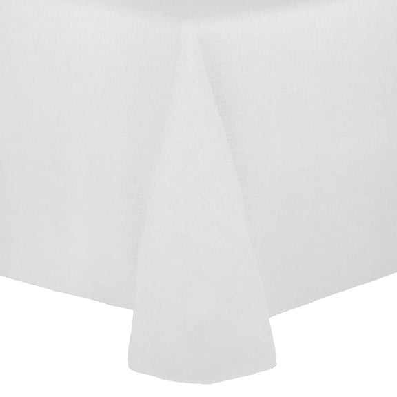 Ultimate Textile Faux Burlap - Havana 60 x 102-Inch Oval Tablecloth