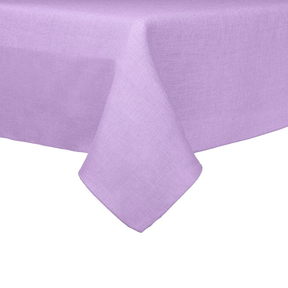 Ultimate Textile Faux Burlap - Havana 72 x 108-Inch Rectangular Tablecloth