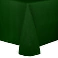 thumbnail image 1 of Ultimate Textile Faux Burlap - Havana 72 x 120-Inch Oval Tablecloth - Basket Weave, Hunter Green, 1 of 3