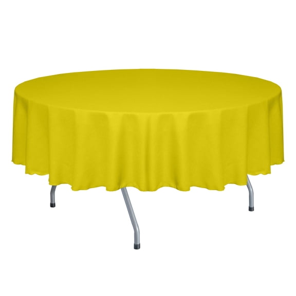 Ultimate Textile Faux Burlap - Havana 84-Inch Round Tablecloth