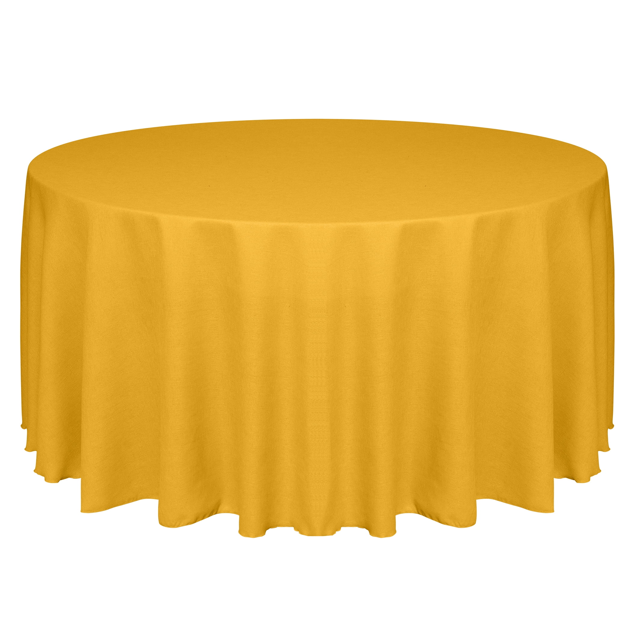 Ultimate Textile Faux Burlap - Havana 90-Inch Round Tablecloth ...