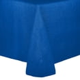 thumbnail image 1 of Ultimate Textile Faux Burlap - Havana 90 x 132-Inch Rectangular Tablecloth - Basket Weave, Royal Blue, 1 of 3