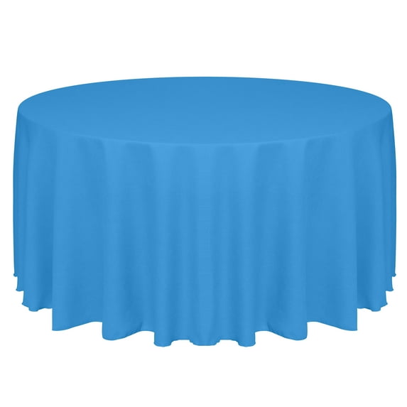 Ultimate Textile Faux Burlap - Havana 96-Inch Round Tablecloth