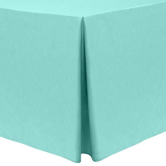 Ultimate Textile Fitted Tablecloth - Shirred Pleat Table Skirt