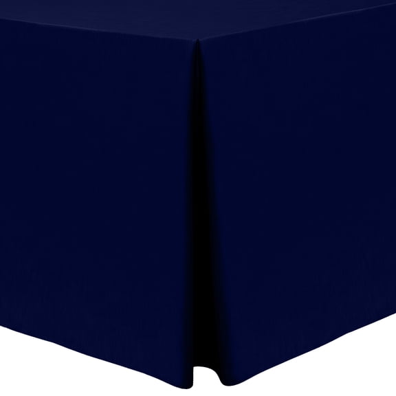 Ultimate Textile Fitted Tablecloth - Shirred Pleat Table Skirt