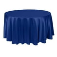 thumbnail image 1 of Ultimate Textile Herringbone - Fandango 120-Inch Round Tablecloth, Royal Blue, 1 of 3