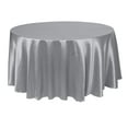 thumbnail image 1 of Ultimate Textile Herringbone - Fandango 120-Inch Round Tablecloth, Silver Grey, 1 of 3