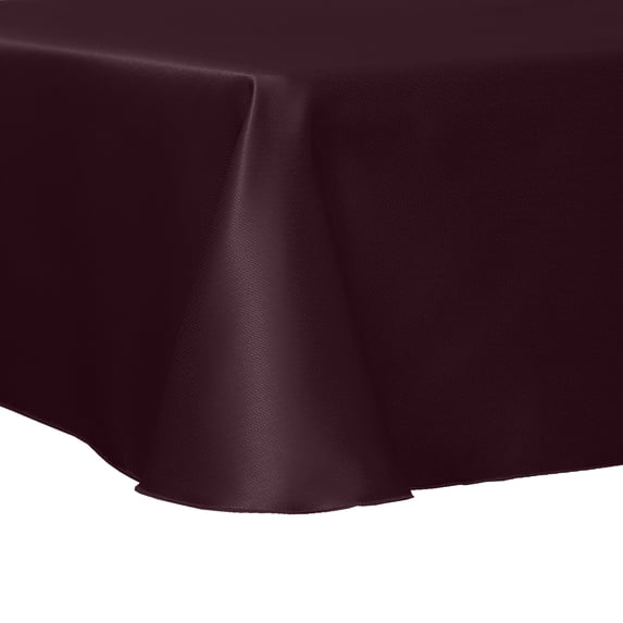 Ultimate Textile Herringbone - Fandango 54 x 96-Inch Oval Tablecloth, Burgundy Red