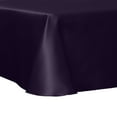 thumbnail image 1 of Ultimate Textile Herringbone - Fandango 54 x 96-Inch Oval Tablecloth, Purple, 1 of 3
