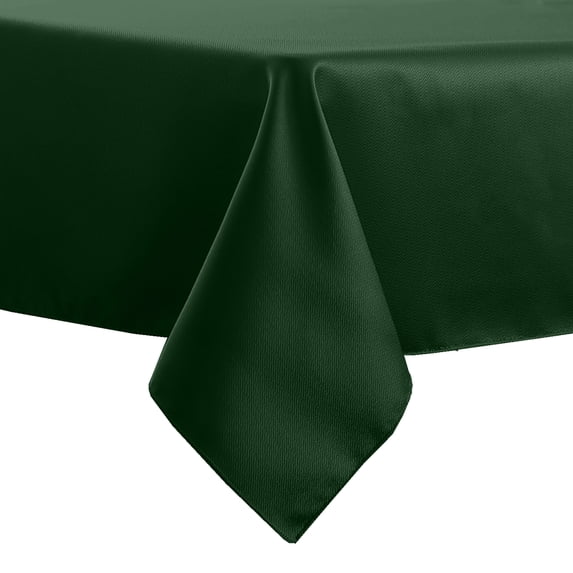 Ultimate Textile Herringbone - Fandango 58-Inch Square Tablecloth, Hunter Green